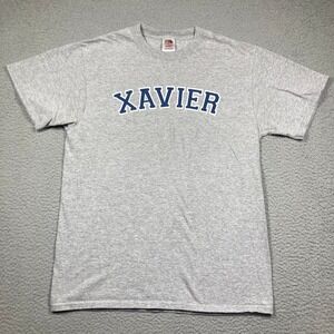 Xavier University T Shirt‎ Adult Medium Gray Short Sleeve Musketeers Ohio